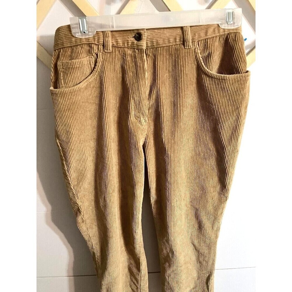 Lauren Ralph Lauren Girls Corduroy Pants‎ Beige 8 Preppy School Aesthetic Chic - Picture 2 of 11